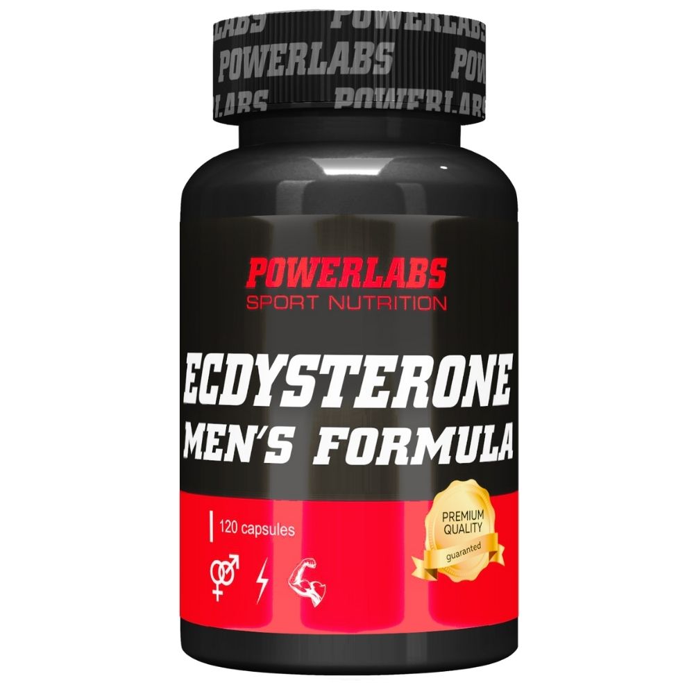 Повышение тестостерона PowerLabs Ecdysterone (Экдистерон) Бустер тестостерона 120 caps