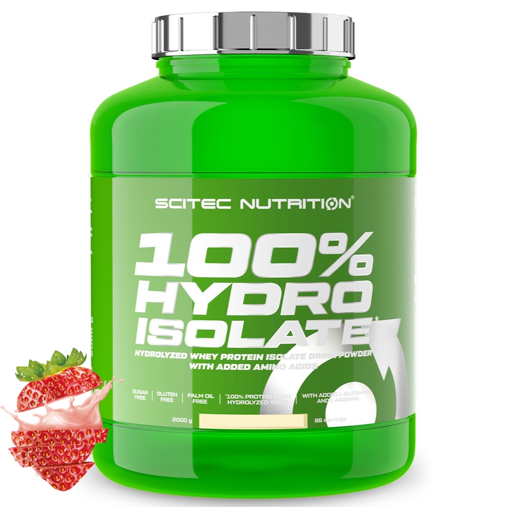 Протеин Scitec Nutrition 100% Hydro Isolate 2000 g Клубника