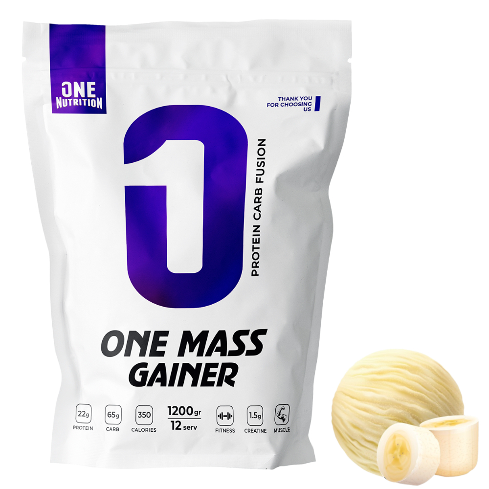 Гейнер ONE NUTRITION One Mass Gainer 1200 g Банан